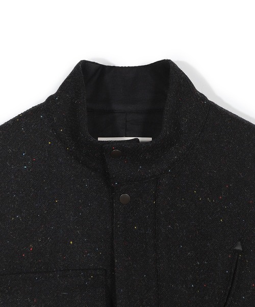 ブルゾン アウター 「50th Anniv . 菊池武夫」HARRIS TWEED COLOR NEP BLOUSON メンズの画像