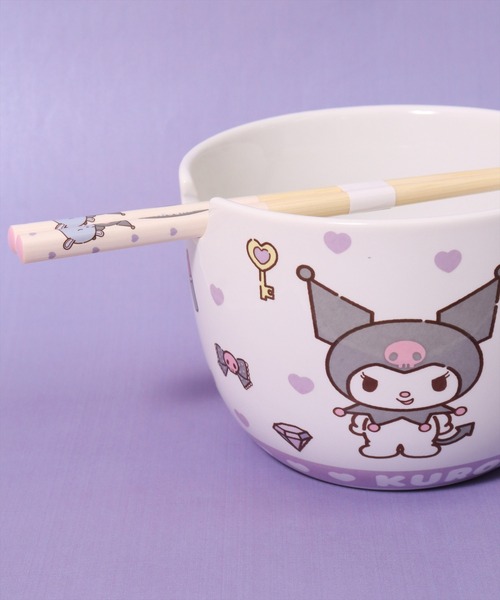 限定完売品　新品未使用　スーパーマリオ　たち吉　丸文ボウル　茶碗　箸　セット sanrio（サンリオ） 食器 (SK)「sanrio」陶器製 ボウル ＆ 竹箸 セット