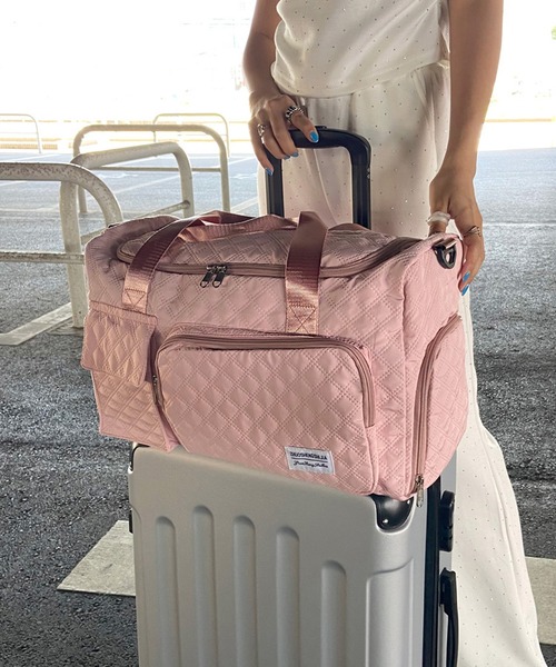 rire ボストンバッグ キルティングボストン型トラベルバッグ