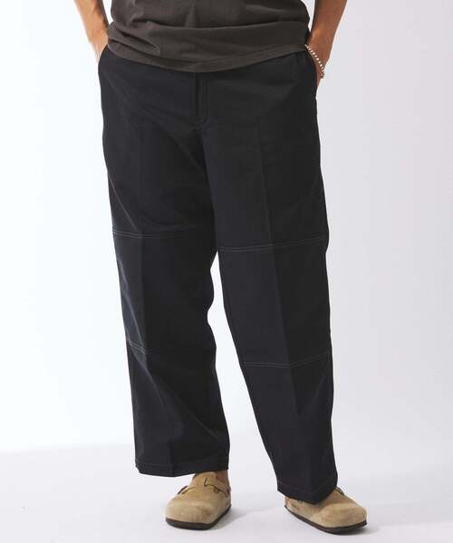 別注 アヴィレックス × ディッキーズ ダブルニー ワークパンツ Dickies 楽天市場】ディッキーズ Dickies LOOSE FIT Double Knee WORK