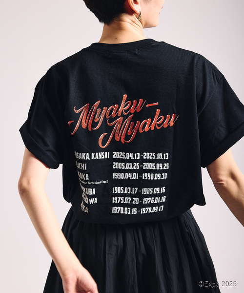 ミャクミャク × relume パンクロック プリントT シャツ ミャクミャク × relume パンクロック プリントT（Tシャツ