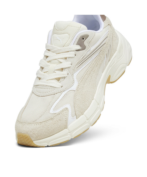 [PUMA] low cut спортивные туфли 23.5cm "теплый" белый мужской 