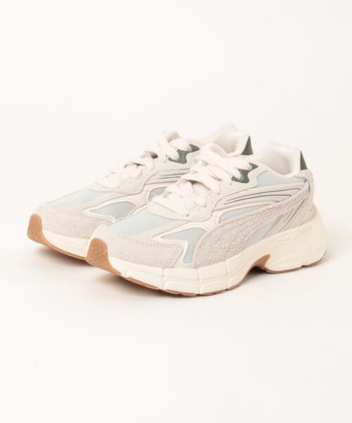 [PUMA] low cut спортивные туфли 23.5cm "теплый" белый мужской 