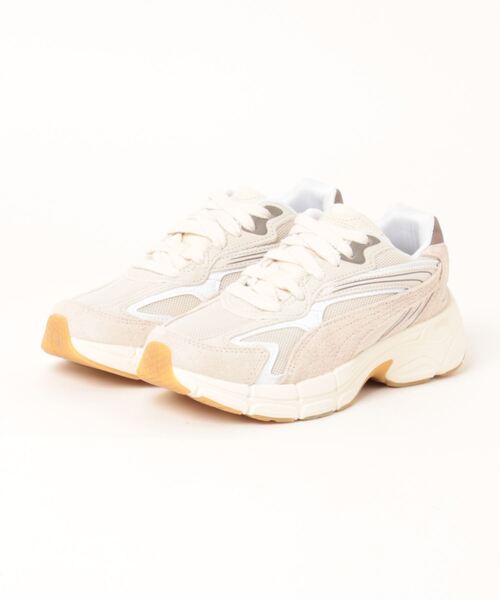 [PUMA] low cut спортивные туфли 23.5cm "теплый" белый мужской 