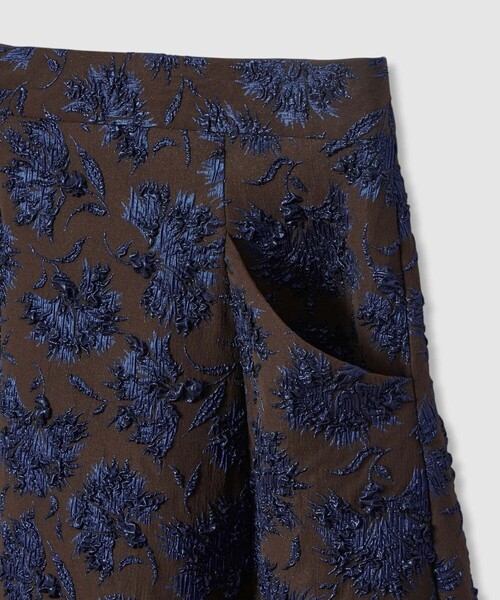 ANAYI（アナイ） スカート ラメフラワーフクレジャガードフレア