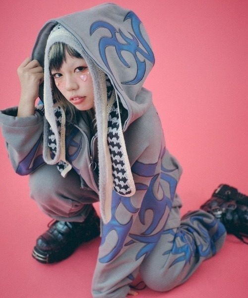 GALFY グレー パーカー Lサイズ GALFY 「GALFY」 プルオーバーパーカー L グレー メンズ
