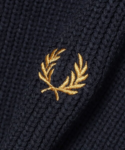 週末値下げ！　フレッドペリー　コットンカーディガン　新品タグ付き FRED PERRY カーディガン 「別注」FRED / Tipped Collar