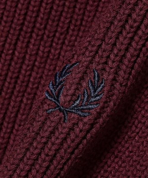 週末値下げ！　フレッドペリー　コットンカーディガン　新品タグ付き FRED PERRY カーディガン 「別注」FRED / Tipped Collar