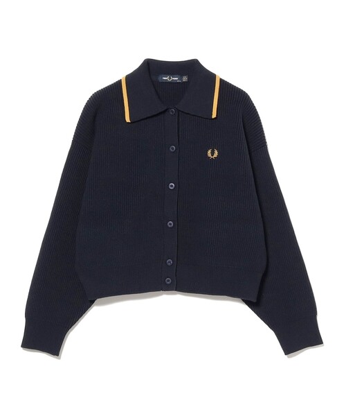 週末値下げ！　フレッドペリー　コットンカーディガン　新品タグ付き FRED PERRY カーディガン 「別注」FRED / Tipped Collar