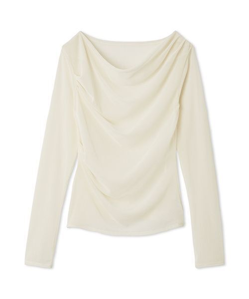 tシャツ デコルテタックフロッキーチュールトップス レディース | FRAY I.D | 24