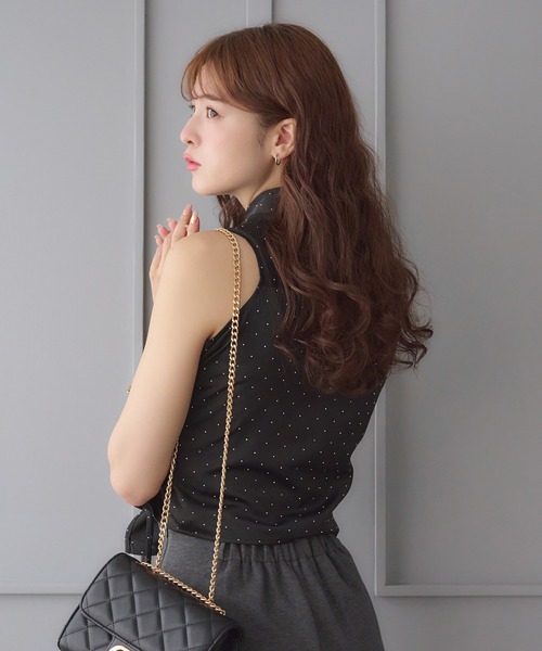 Ambre Neige（アンブルネージュ） ブラウス シャツ 夏 front gathers 