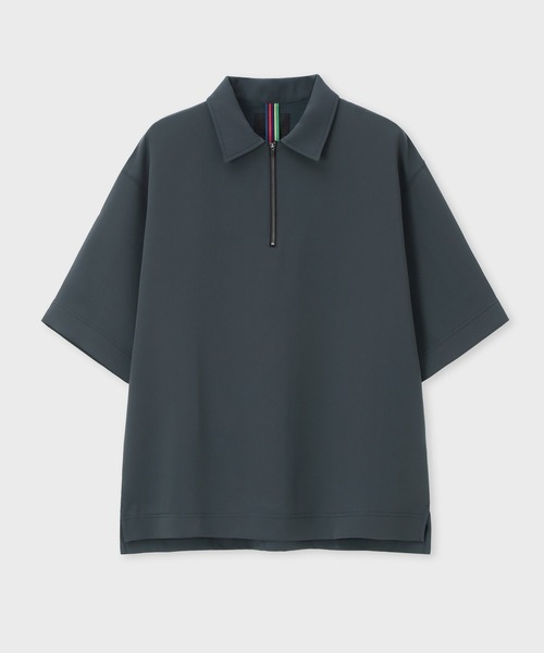 PS Paul Smith ポロシャツ ライトドライテクスチャー ハーフジップ