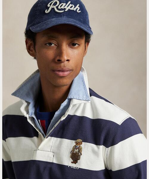 RALPHLAUREN / ラグビーシャツクラシックフィット M's M RALPH LAUREN｜クラシック フィット ストライプド ジャージー