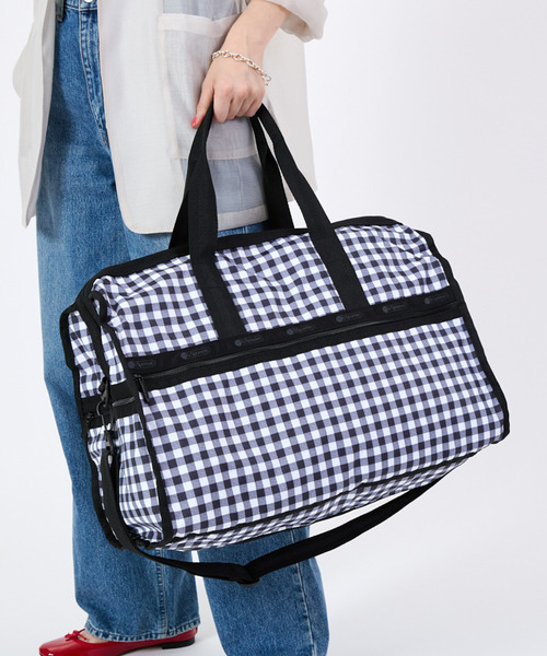 未使用❤️LESPORTSAC レスポートサック　ボストンバッグ　チェック柄　紺色 LeSportsac（レスポートサック） ボストンバッグ レディース HARPER