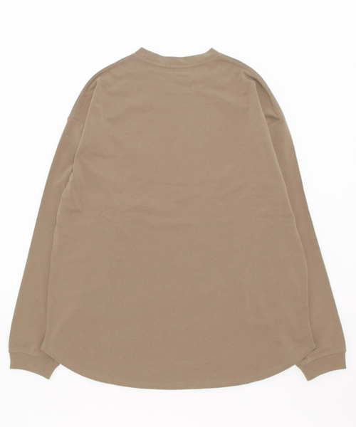 「A4A」 長袖Tシャツ M モカ メンズ