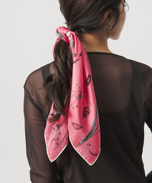 manipuri（マニプリ） スカーフ バンダナ 「manipuri」SILK 65×65