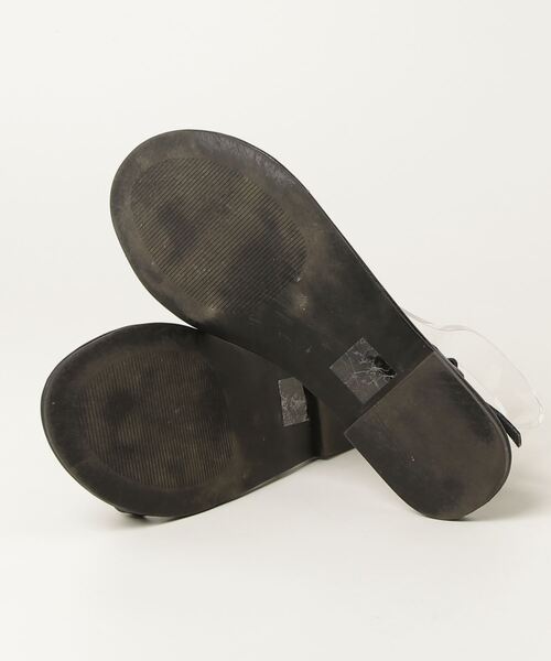 「NINE WEST」 フラットサンダル 9 ブラック レディース_画像3