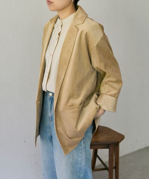 新品　ear PAPILLONNER SUM1 STYLE ジャケット ear PAPILLONNER（イア パピヨネ） コート アウター コーデュロイ