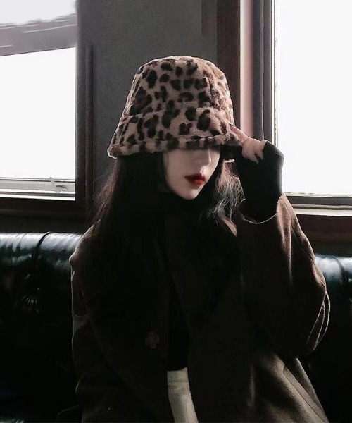 帽子 ハット レオパードファーハット レディース : ZOZOTOWN Yahoo!店