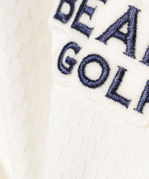 「BEAMS GOLF」 半袖シャツ S ホワイト メンズの画像