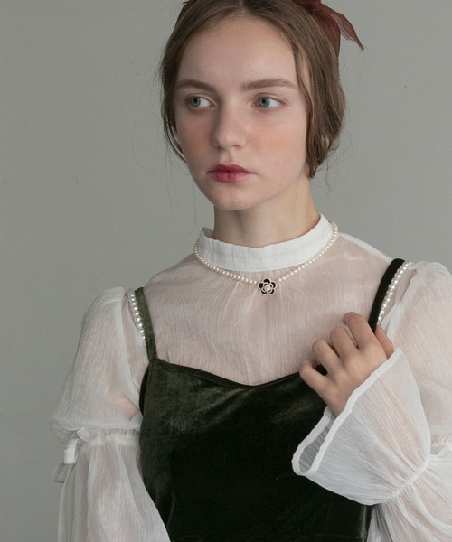 「BONLECILL noir」 コンビワンピース FREE ブラック レディース_画像6