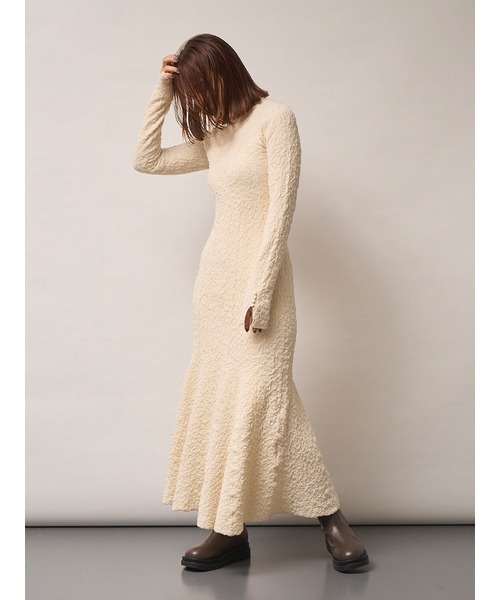 A*A様 フレイアイディ　ニット　ワンピース　ベージュ FRAY I.D（フレイ・アイディー） ニットワンピース ONE SIZE ベージュ