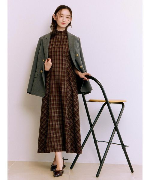 LILY BROWN（リリーブラウン） ワンピース アメスリチェックワンピース