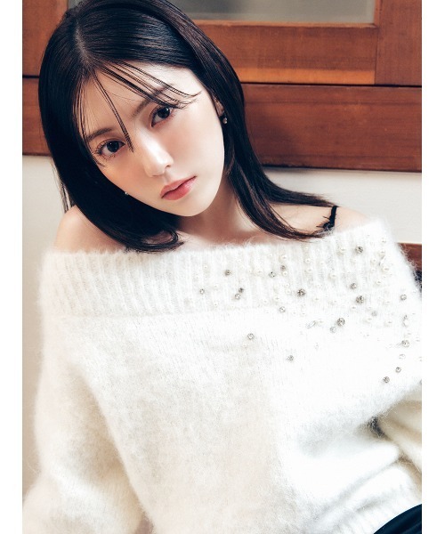 FRAY I.D（フレイ・アイディー） ニット セーター アルパカシャギー