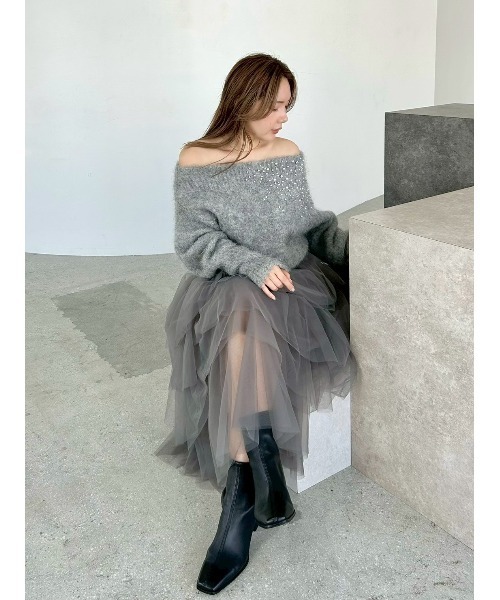 FRAY I.D（フレイ・アイディー） ニット セーター アルパカシャギー