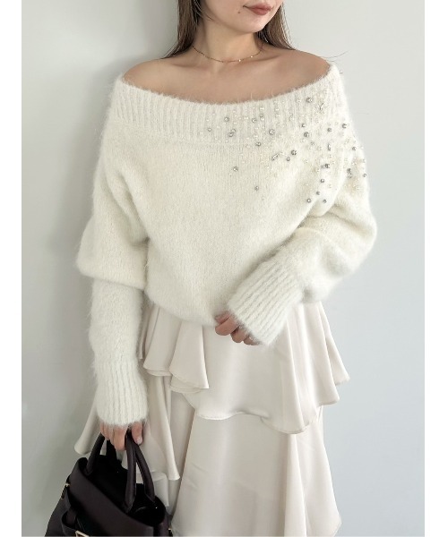 FRAY I.D（フレイ・アイディー） ニット セーター アルパカシャギー