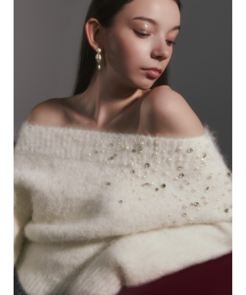 FRAY I.D（フレイ・アイディー） ニット セーター アルパカシャギー