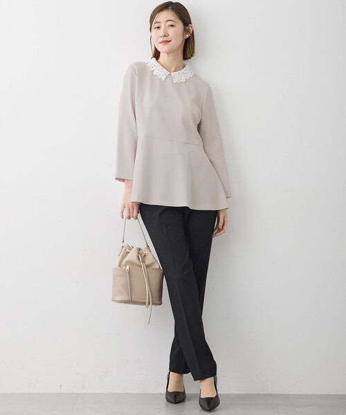 23区（ニジュウサンク） ブラウス シャツ 「セットアップ対応/洗える