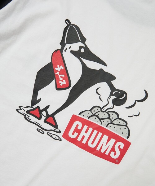 「CHUMS」 半袖Tシャツ LARGE ブラック メンズ_画像2