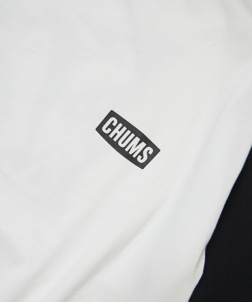 「CHUMS」 半袖Tシャツ LARGE ブラック メンズ_画像4