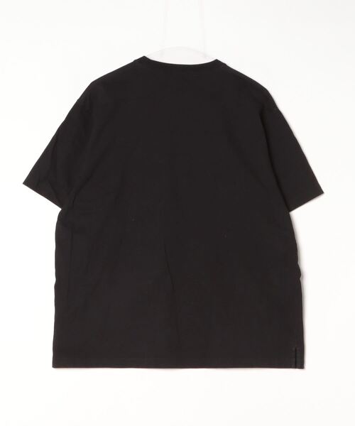 「POLeR」 ワンポイント半袖Tシャツ M ブラック メンズ_画像2