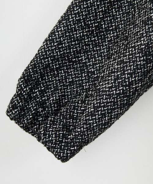 mizuiroind（ミズイロインド） コート アウター ウールブレンド フード