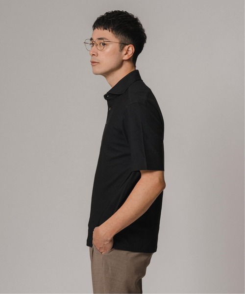 「EDIFICE」 半袖ポロシャツ X-LARGE ダークブルー メンズ_画像7