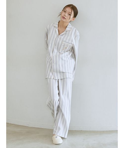 gelato pique（ジェラートピケ） パジャマ ルームウェア 先染め