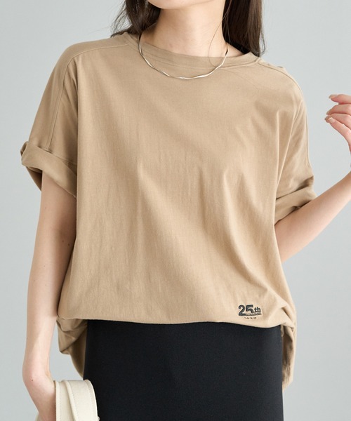 「PUAL CE CIN」 半袖Tシャツ FREE オフホワイト レディース_画像6