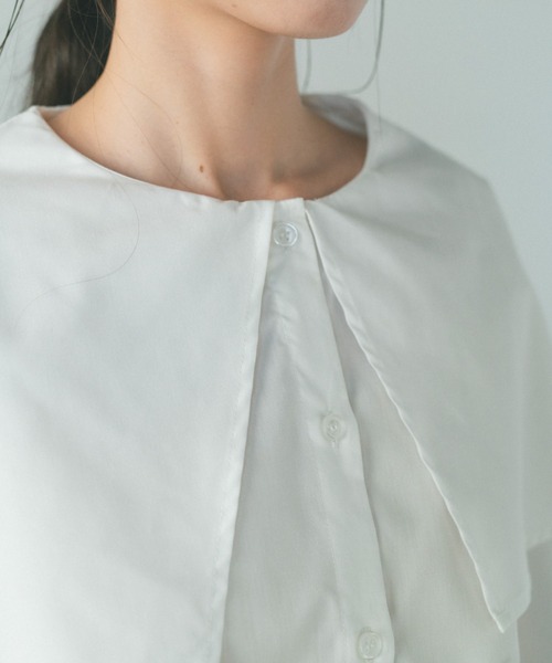 「VANNIE U」 長袖ブラウス FREE ホワイト レディース_画像5