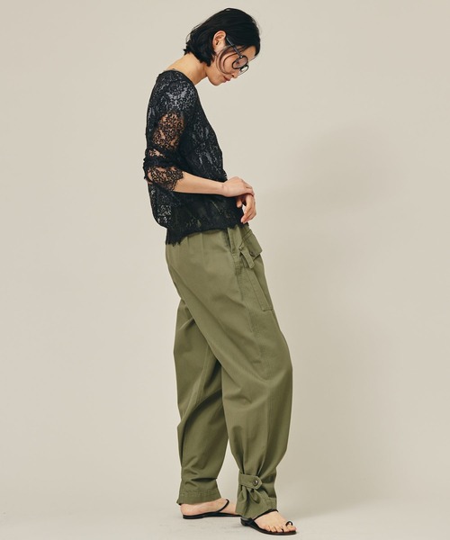 Curensology（カレンソロジー） 「＆RC」カーゴパンツ 38 カーキ