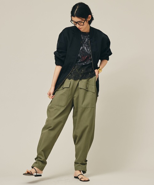 Curensology（カレンソロジー） 「＆RC」カーゴパンツ 38 カーキ