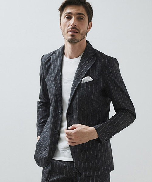 専用g-stage テーラードジャケット サイズ48 セットアップ ジーステージ g-stage（ジーステージ） テーラードジャケット 48 チャコールグレー