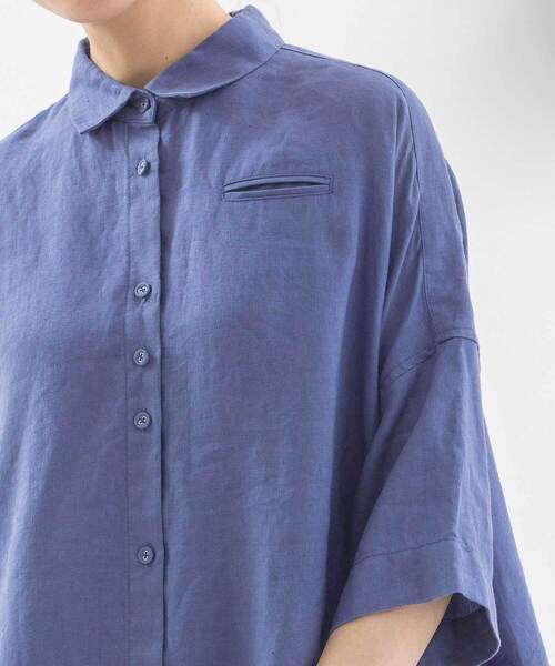 「nop de nod」 シャツワンピース M キナリ レディース_画像7