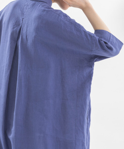 「nop de nod」 シャツワンピース M キナリ レディース_画像8