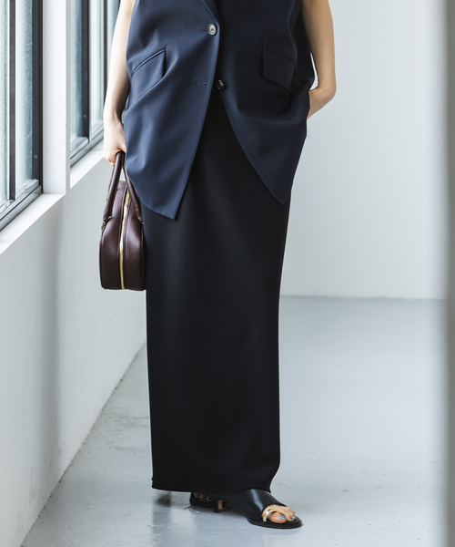 NOBLE（ノーブル） ロングスカート 38 ベージュ レディース : ZOZOTOWN