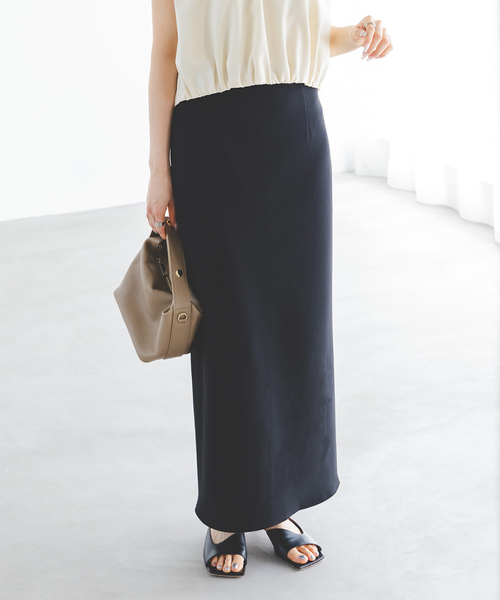 Noble 38 スカート NOBLE（ノーブル） ロングスカート 38 ベージュ レディース : ZOZOTOWN