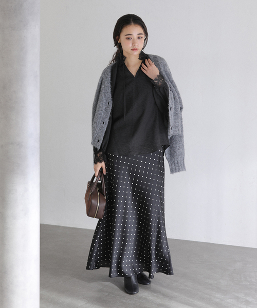 La TOTALITE（ラ トータリテ） ブラウス シャツ 「洗える」レース