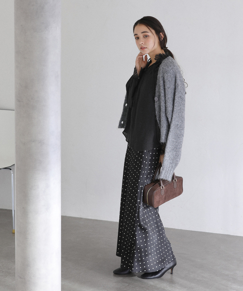 La TOTALITE（ラ トータリテ） ブラウス シャツ 「洗える」レース