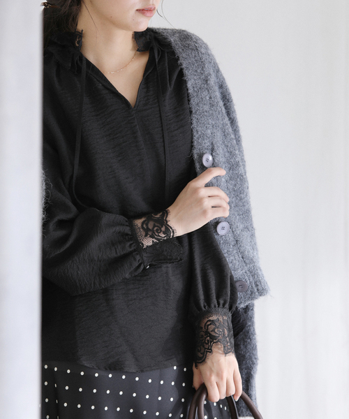 La TOTALITE（ラ トータリテ） ブラウス シャツ 「洗える」レース